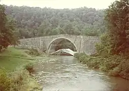 Le pont en 1977