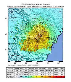 Image illustrative de l’article Séismes de Vrancea