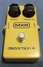 MXR Distortion +, sortie en 1979.