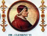 Clément VI, Pape d’Avignon (1342).