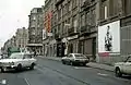 Chaussée de Wavre à la hauteur du carrefour de la Chasse en 1980