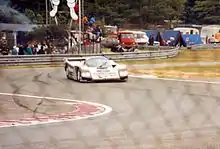 La Porsche 962C ayant remporté les 24 Heures du Mans