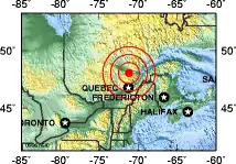 Image illustrative de l’article Séisme de 1988 au Saguenay