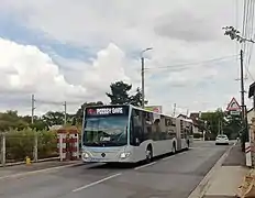 Mercedes-Benz Citaro GC2 n°19963 à Conflans Sainte-Honorine sur la ligne 5.