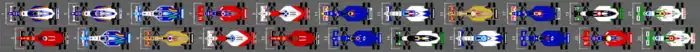 Schéma de la grille de qualification du Grand Prix d'Argentine 1996