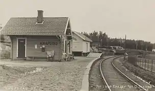 Gare dans les années 1920.