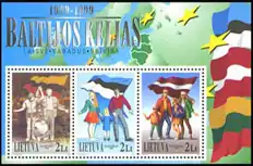 Timbres commémoratifs émis en 1999.