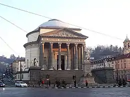 Église Gran Madre di Dio (1818), à Turin.