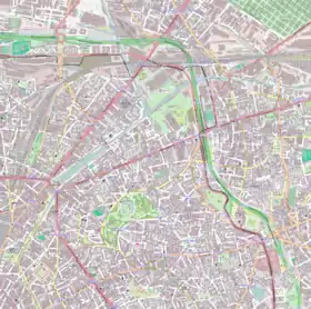 voir sur la carte du 19e arrondissement de Paris