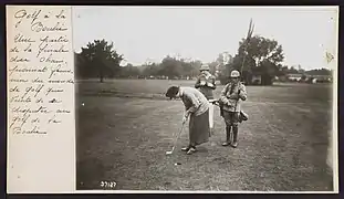 Championnat du monde de golf féminin, années 1910, Université de Caen.