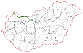 Carte de la route principale 1