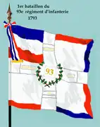 1er bataillon du 93e régiment d'infanterie de ligne à partir de 1793