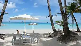 White Beach, à l'ouest de Boracay.