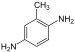 Structure du 2,5-Diaminotoluènel