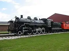 La « Pershing » US Army No. 101 préservée au National Railroad Museum de Green Bay.