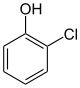 Structure du 2-chlorophénol