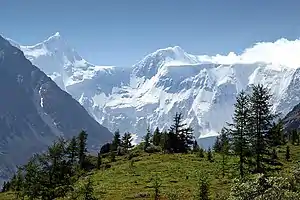 Le mont Belucha de l'Altaï.