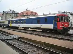 Voiture-pilote BDt ex CFF du BLS.