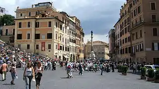 La Colonne depuis la place d'Espagne.