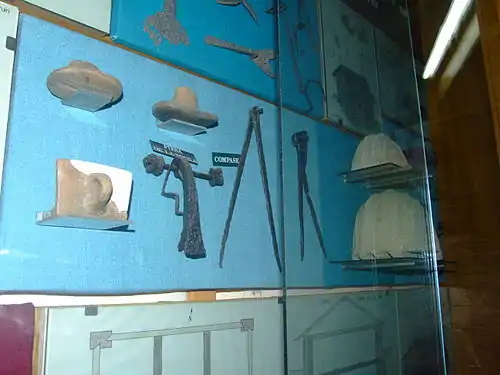 Outils daces au musée d'histoire de Cluj.