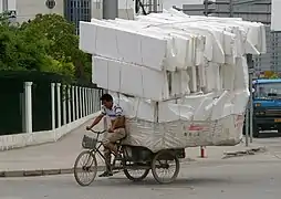 Tricycle cargo à Shanghai.