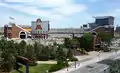 Le TCF Bank Stadium en 2009 lors de sa construction.