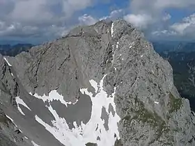 Vue du Laliderer Falk depuis le Steinfalk.