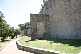 Mur d'enceinte d'Arezzo.