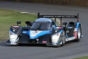 La Peugeot 908 HDi FAP gagnante de la course et de la catégorie LMP1.