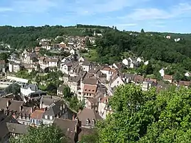 La vieille ville d'Aubusson (Creuse).