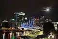 Kurilpa Bridge at night April 2010