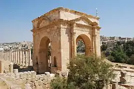 Tétrapyle nord, Gérasa, Jordanie.