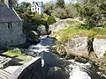 Le Chaos de la Rivière d'Argent juste en aval du moulin.