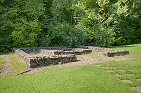 Ruines du fanum.