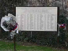 Janvier 2011 : nouvelle plaque commémorative de la déportation des enfants juifs tout-petits, non encore scolarisés, de Paris 3e