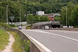 L'A26 au niveau de Chênée