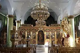 Intérieur de l'église Saint-Pantéléïmon à Serrès.