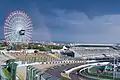 Vue du dernier virage du circuit.