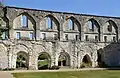 Ruines de l'abbatiale.