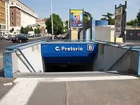 Image illustrative de l’article Castro Pretorio (métro de Rome)