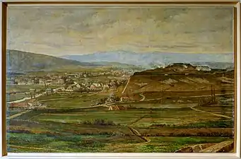 Étude pour le panorama du siège de Belfort, Belfort, musée d'Histoire et d'Archéologie.