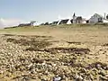 La plage et le village de Penthièvre.