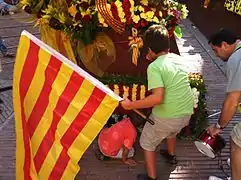 Pendant la Diada de Catalunya