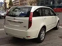 Tata Aria vue arrière.