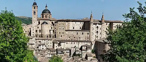 L'ensemble du palais ducal.