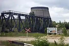 pont près de Tchernobyl.