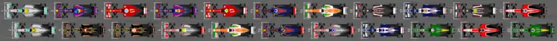 Schéma de la grille de départ du Grand Prix d'Espagne 2013