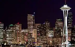 Space Needle de Seattle, de l'Exposition universelle de 1962.