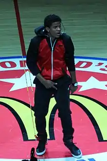 Description de l'image 20130403 MCDAAG Trevor Jackson Halftime entertainer.JPG.