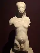 Kouros de Cyzique, milieu du VIe siècle. Musée archéologique d'Istanbul